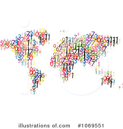 World Map Clipart #1069551 by Andrei Marincas