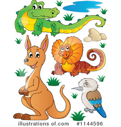 Aussie Animals Clipart #1144596 by visekart