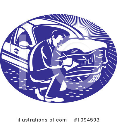 Car Accident Clipart #1094593 by patrimonio