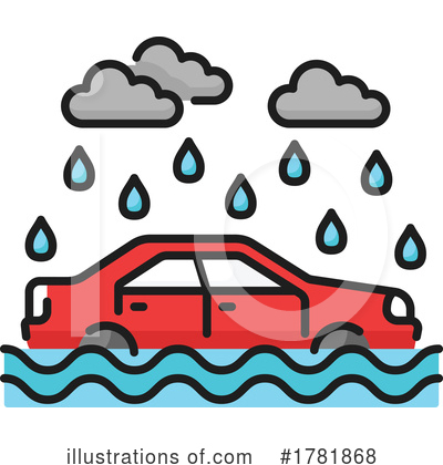 Rain Clipart #1781868 by Vector Tradition SM