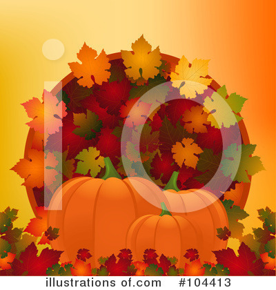 Autumn Leaves Clipart #104413 by elaineitalia