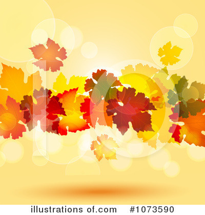 Autumn Leaves Clipart #1073590 by elaineitalia