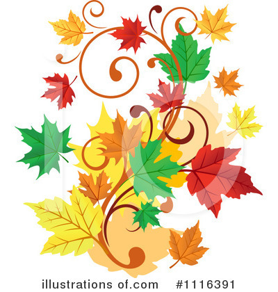 Maple Leaves Clipart #1116391 by Vector Tradition SM