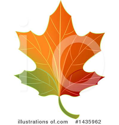 Autumn Leaf Clipart #1435962 by BNP Design Studio