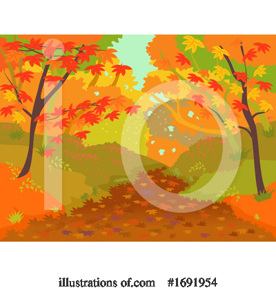 Royalty-Free (RF) Autumn Clipart Illustration by BNP Design Studio - Stock Sample #1691954