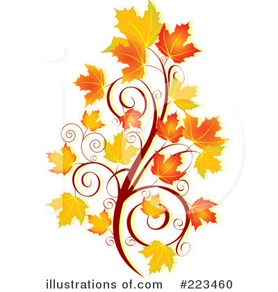 Autumn Leaves Clipart #223460 by Pushkin