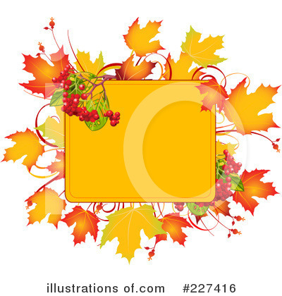 Royalty-Free (RF) Autumn Clipart Illustration by Pushkin - Stock Sample #227416