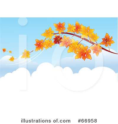 Autumn Leaves Clipart #66958 by Pushkin