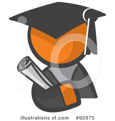 Graduation Clipart #92075 by Leo Blanchette