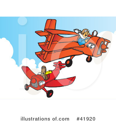 Plane Clipart #41920 by Snowy