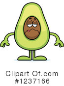 Avocado Clipart #1237166 by Cory Thoman