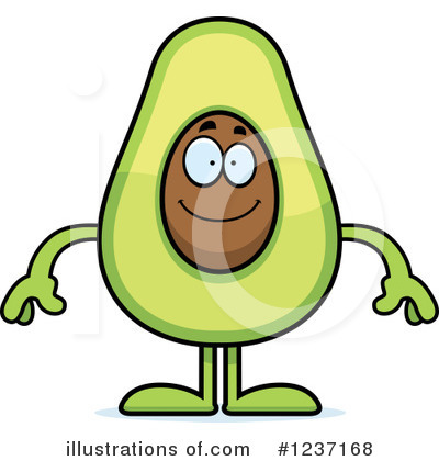 Avocado Clipart #1237168 by Cory Thoman