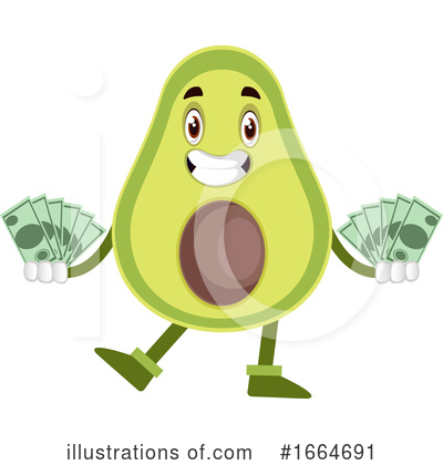 Royalty-Free (RF) Avocado Clipart Illustration by Morphart Creations - Stock Sample #1664691