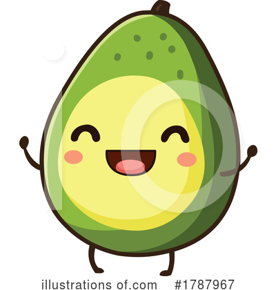 Avocado Clipart #1787967 by yayayoyo