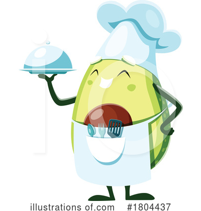 Royalty-Free (RF) Avocado Clipart Illustration by Vector Tradition SM - Stock Sample #1804437