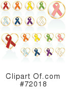 Awareness Ribbons Clipart #72018 by inkgraphics