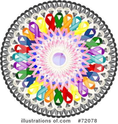 Royalty-Free (RF) Awareness Ribbons Clipart Illustration by inkgraphics - Stock Sample #72078