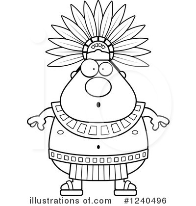 Royalty-Free (RF) Aztec Clipart Illustration by Cory Thoman - Stock Sample #1240496