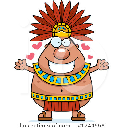 Royalty-Free (RF) Aztec Clipart Illustration by Cory Thoman - Stock Sample #1240556