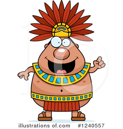 Royalty-Free (RF) Aztec Clipart Illustration by Cory Thoman - Stock Sample #1240557