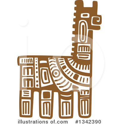 Royalty-Free (RF) Aztec Clipart Illustration by Vector Tradition SM - Stock Sample #1342390