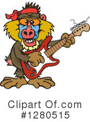 Baboon Clipart #1280515 by Dennis Holmes Designs