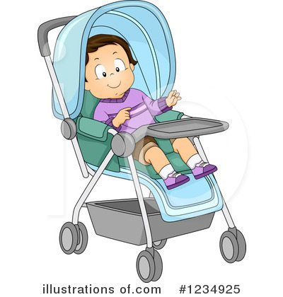 Baby Stroller Clipart #1234925 by BNP Design Studio