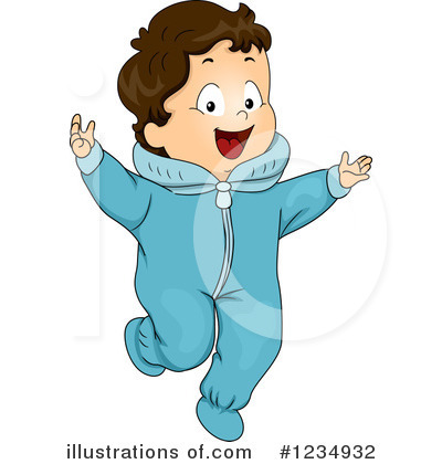Royalty-Free (RF) Baby Boy Clipart Illustration by BNP Design Studio - Stock Sample #1234932