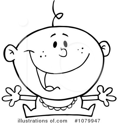 Royalty-Free (RF) Baby Clipart Illustration by Hit Toon - Stock Sample #1079947