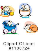 Baby Clipart #1108724 by Vector Tradition SM