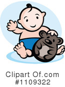 Baby Clipart #1109322 by Vector Tradition SM