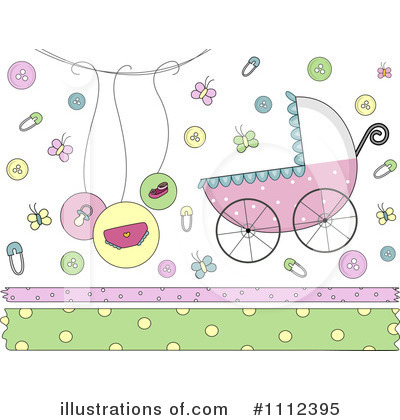 Baby Carriage Clipart #1112395 by BNP Design Studio