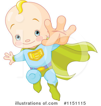 Royalty-Free (RF) Baby Clipart Illustration by Pushkin - Stock Sample #1151115