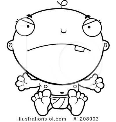 Royalty-Free (RF) Baby Clipart Illustration by Cory Thoman - Stock Sample #1208003
