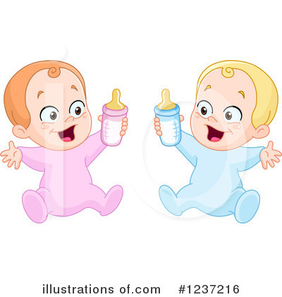 Royalty-Free (RF) Baby Clipart Illustration by yayayoyo - Stock Sample #1237216