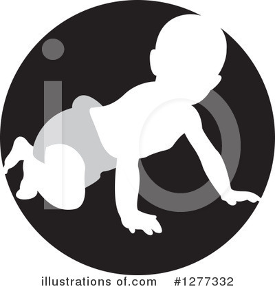 Royalty-Free (RF) Baby Clipart Illustration by Lal Perera - Stock Sample #1277332