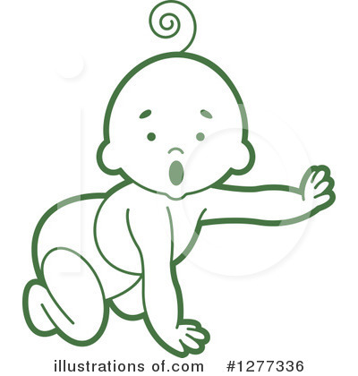 Royalty-Free (RF) Baby Clipart Illustration by Lal Perera - Stock Sample #1277336