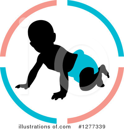 Baby Clipart #1277339 by Lal Perera
