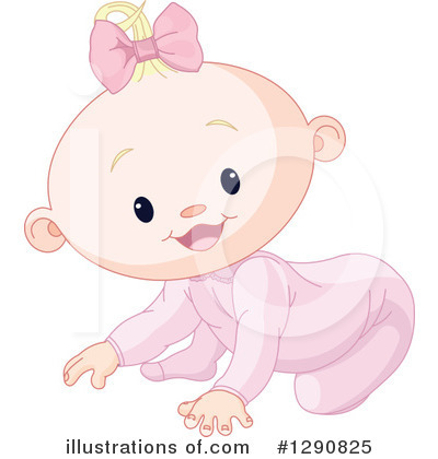 Baby Girl Clipart #1290825 by Pushkin