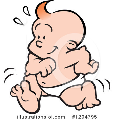 Baby Clipart #1294795 by Johnny Sajem