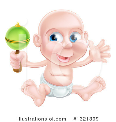 Royalty-Free (RF) Baby Clipart Illustration by AtStockIllustration - Stock Sample #1321399