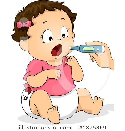 Baby Girl Clipart #1375369 by BNP Design Studio