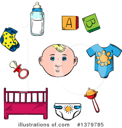 Rattle Clipart #1379785 by Vector Tradition SM