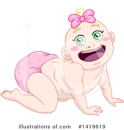 Baby Clipart #1419619 by Liron Peer