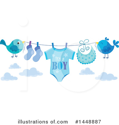 Its A Boy Clipart #1448887 by visekart