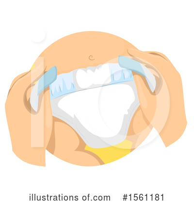 Diaper Clipart #1561181 by BNP Design Studio