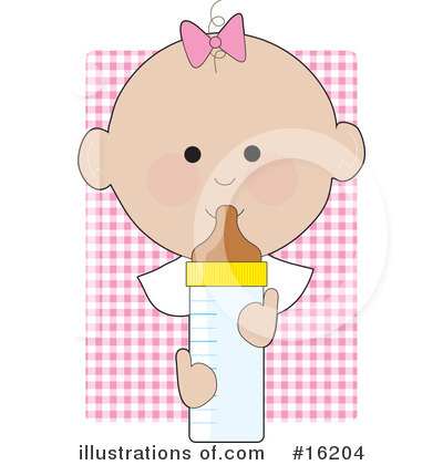 Baby Bottle Clipart #16204 by Maria Bell