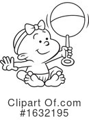 Baby Clipart #1632195 by Johnny Sajem
