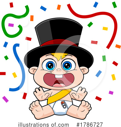 Royalty-Free (RF) Baby Clipart Illustration by Hit Toon - Stock Sample #1786727