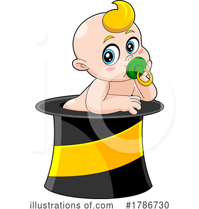 New Years Baby Clipart #1786730 by Hit Toon